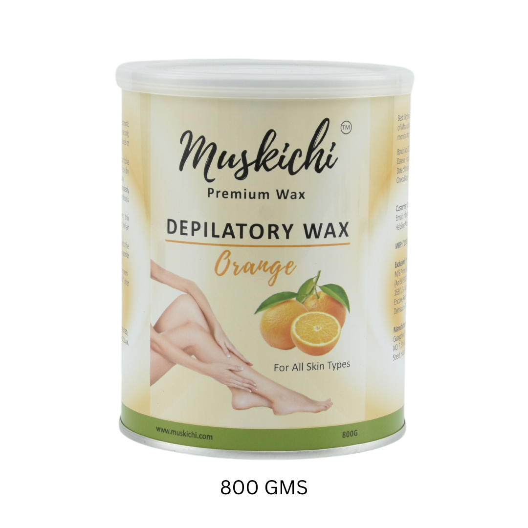 depilatory wax orange - 800gms